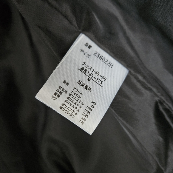 Issey Miyake Tete Homme Black On camo puffer gray sweater jacket size M - Picture 7 of 9